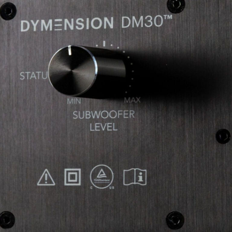 Patented Intelligent Bass Control for precise low-end tuning