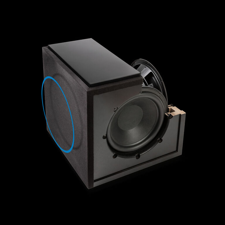 Passive Radiators for louder, lower, cleaner bass