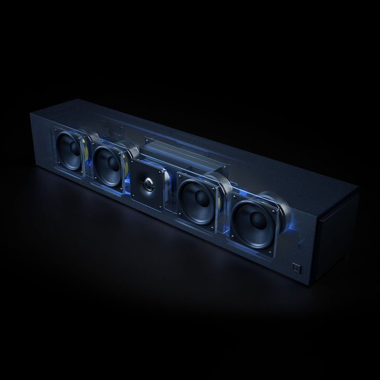 Advanced Five-Driver Array for dynamic, full-bandwidth audio