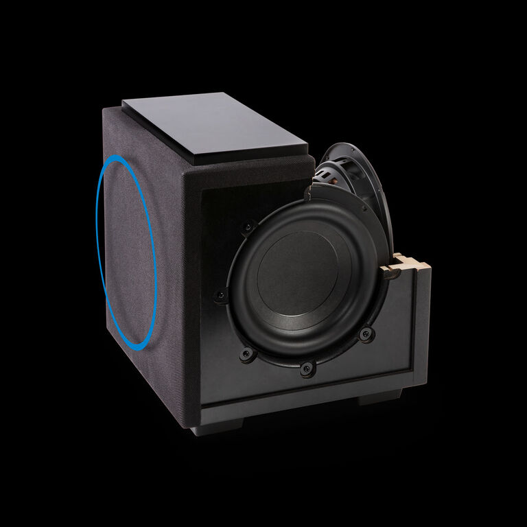 Passive Radiators for louder, lower, cleaner bass