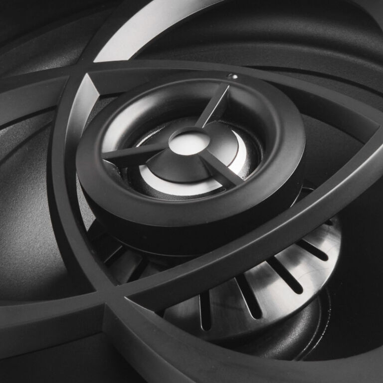 Pivoting Aluminum Oxide Dome Tweeter for superior imaging everywhere in the room