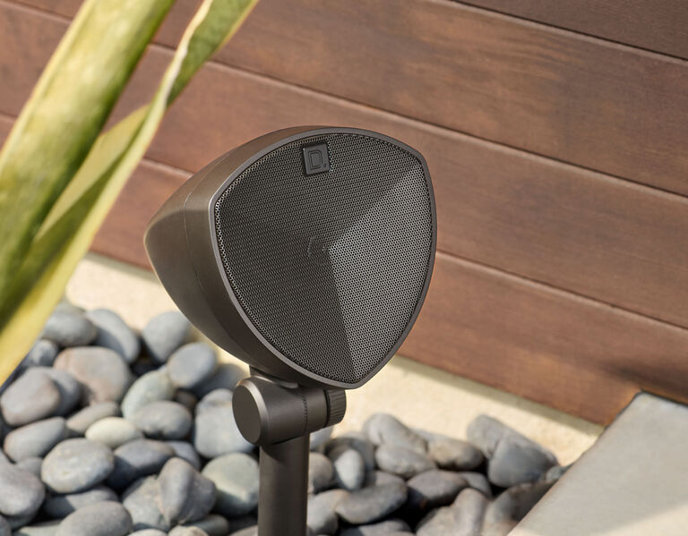 LS-400 installed subtly by the side of a building