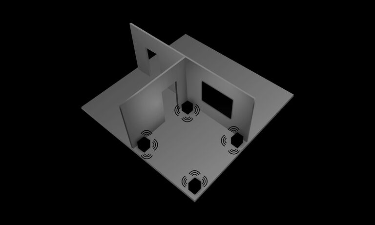 One, two, or four subs for smoother bass throughout the room