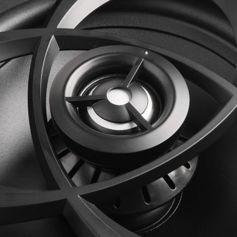 Pivoting Aluminum Oxide Dome Tweeter for superior imaging everywhere in the room