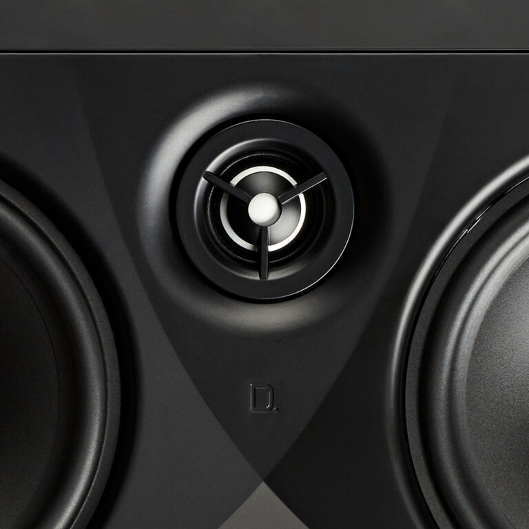Pivoting Aluminum Oxide Dome Tweeter for superior imaging everywhere in the room
