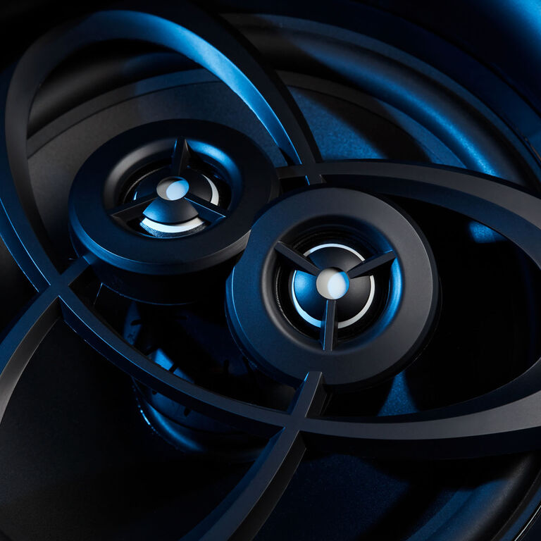 Pivoting Aluminum Oxide Dome Tweeter for superior imaging everywhere in the room