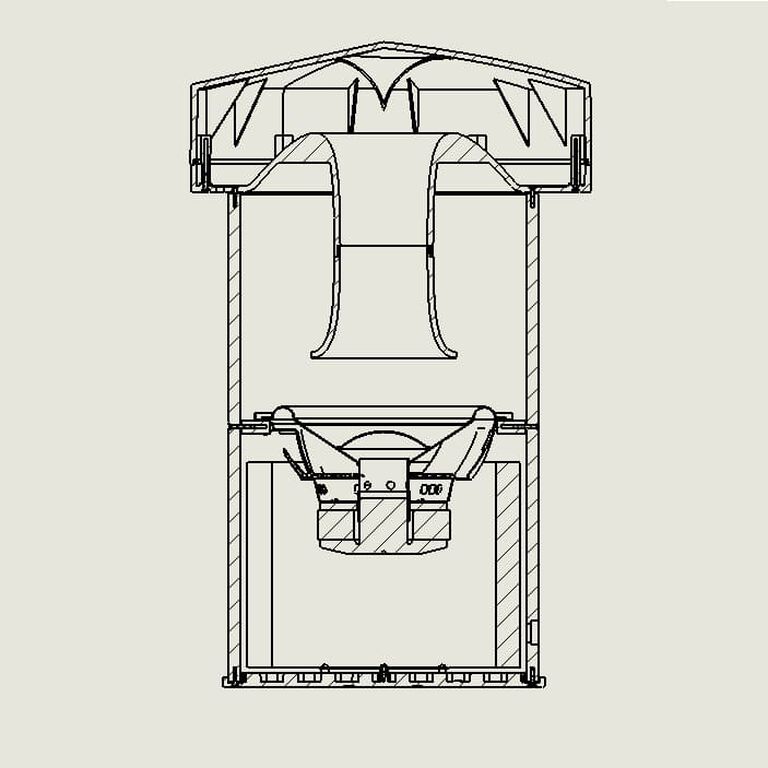 Line art of the LS-80